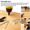 New Hole Opener Set with Hexagonal Screws Hardware Tools Woodworking Specific Countersunk Drill Bits That Can Be Freely Adjusted