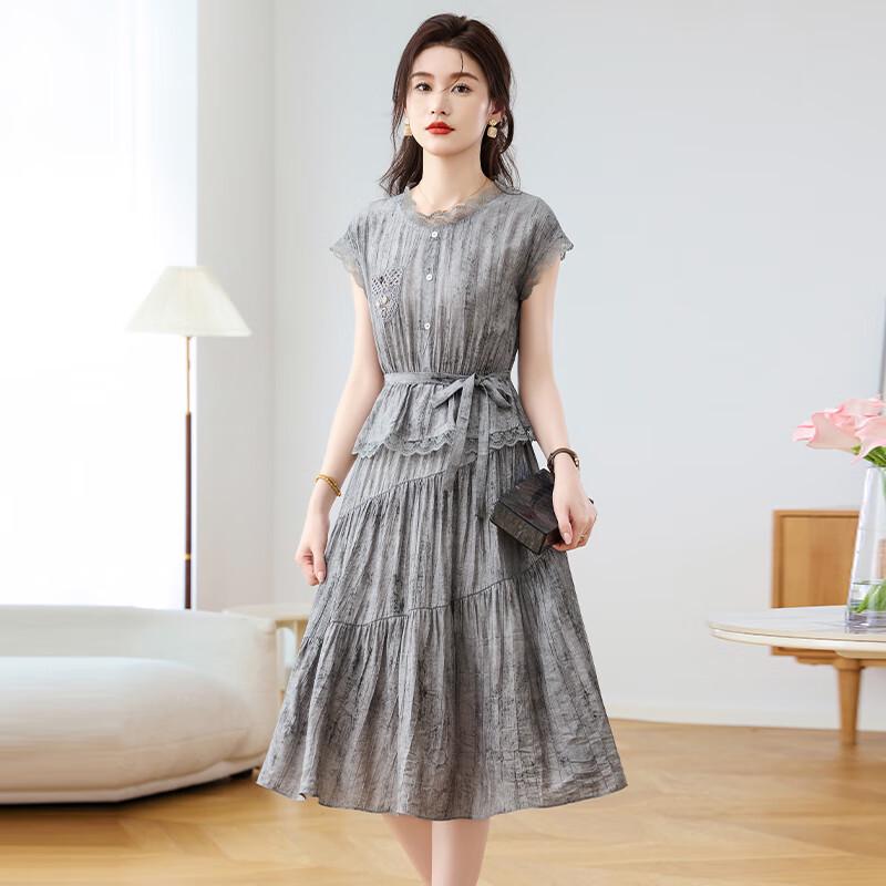 Kobel Elegant Chiffon Summer Midi Dress