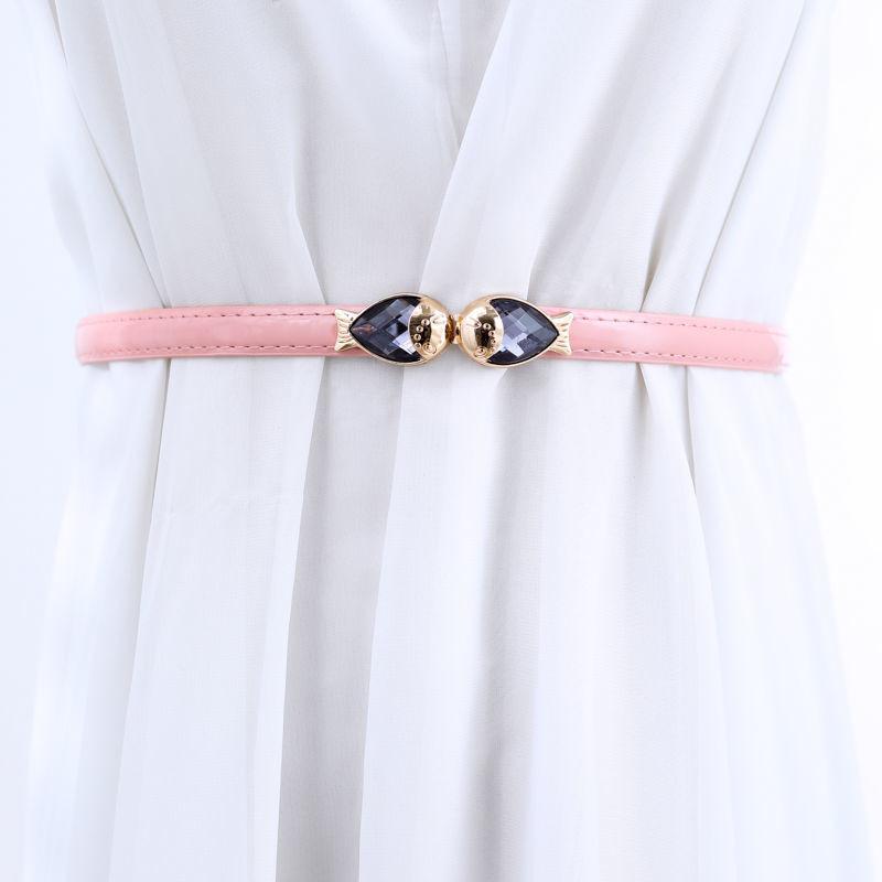 Thin Unique Womens Decorative Waist Chain Available In Multiple Candy Colors For Fashion