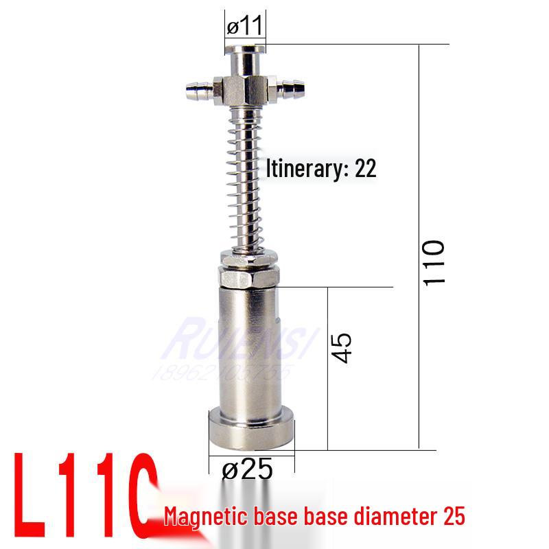Injection Molding Machine Magnetic Base Connector with Strong Suction Cup and Metal Fittings