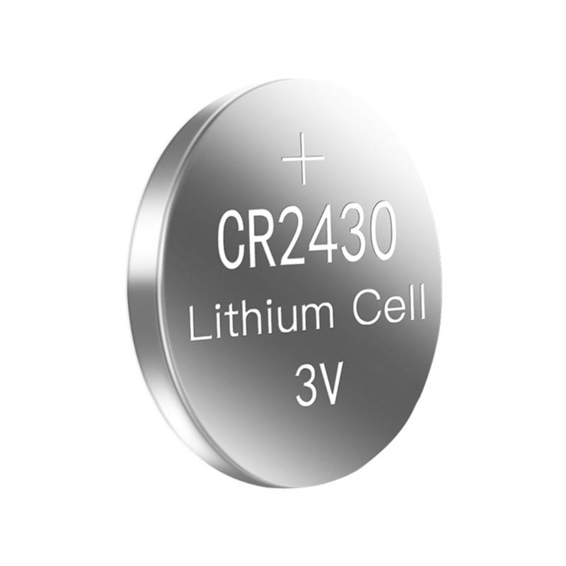 5Pieces 3V CR2430 Lithium Button Battery Coin Cell Button Watch Batteries For Toy Clock Remote Control Calculators