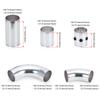 Universal 3 "76mm Air Inlet Pipe Aluminum Alloy Set Turbo Inlet Tube Direct Cold Air Filter Injection System Car Intake Pipe Set