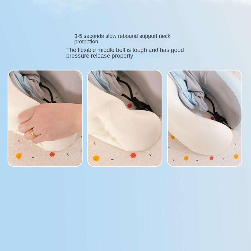 Portable Travel U-shaped Pillow Cooling Napping Neck Pad Soft Sleeping Neck Pillow  Nap