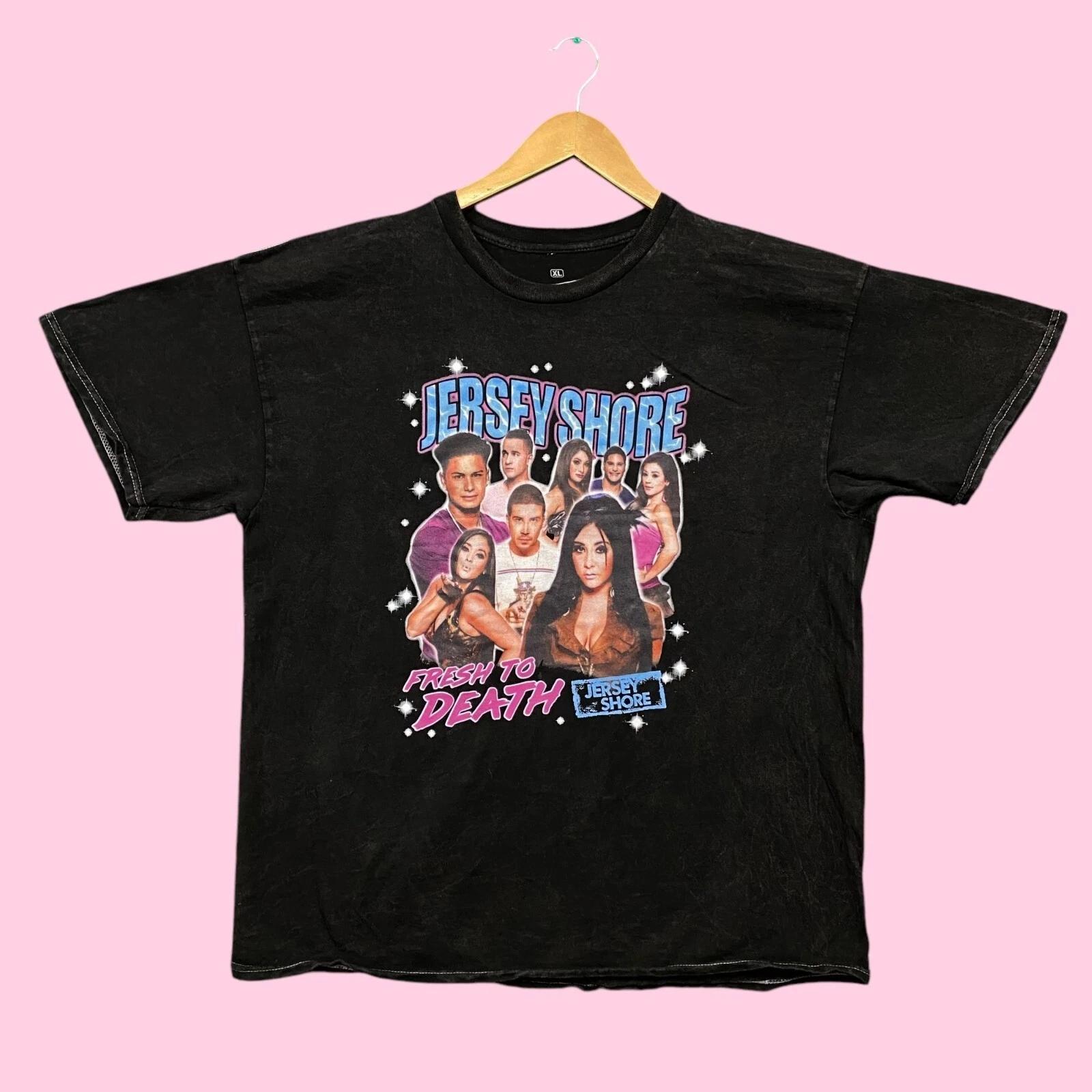 MTV Jersey Shore Fresh to Death Mineral Wash Tee XL S
