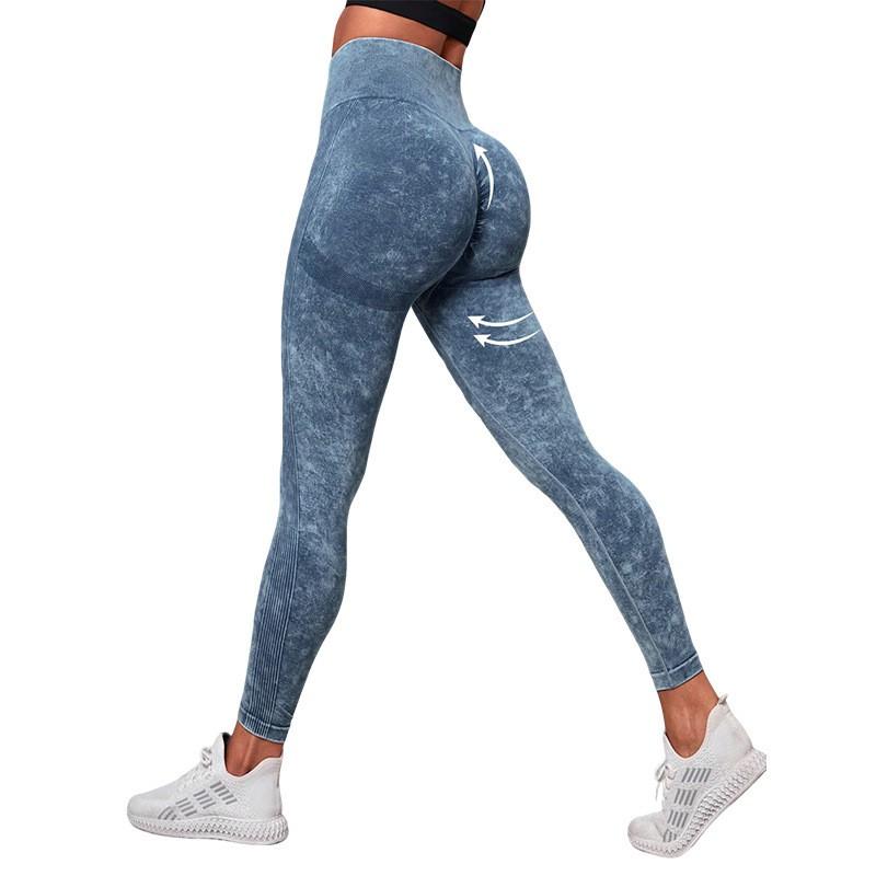 High-Waisted Seamless Yoga Leggings Women Butt-Lifting Compression Fitness Pants Quick-Dry Sport Trousers Running Outdoor