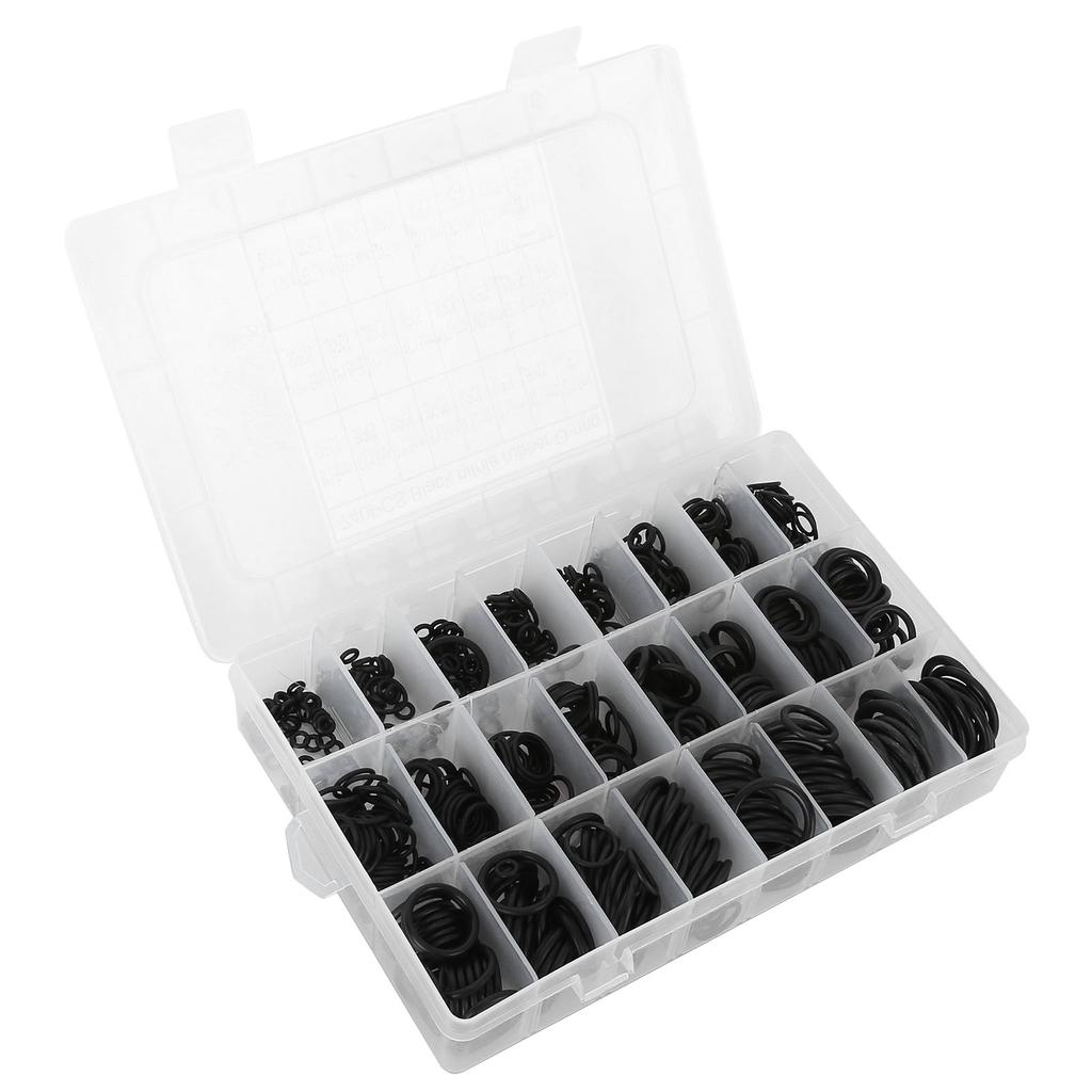 740Pcs O Ring Kits ?40 Fahrenheit  To 248 Fahrenheit  Good Sealing Wear Resistance Waterproof Rubber Sealing Ring
