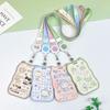 Cartoon Cat Ear Card Holder Acrylic Kpop Idol Photocard Holder Keychain Photo Sleeves Student Bank Bus ID Card Case Sleeve