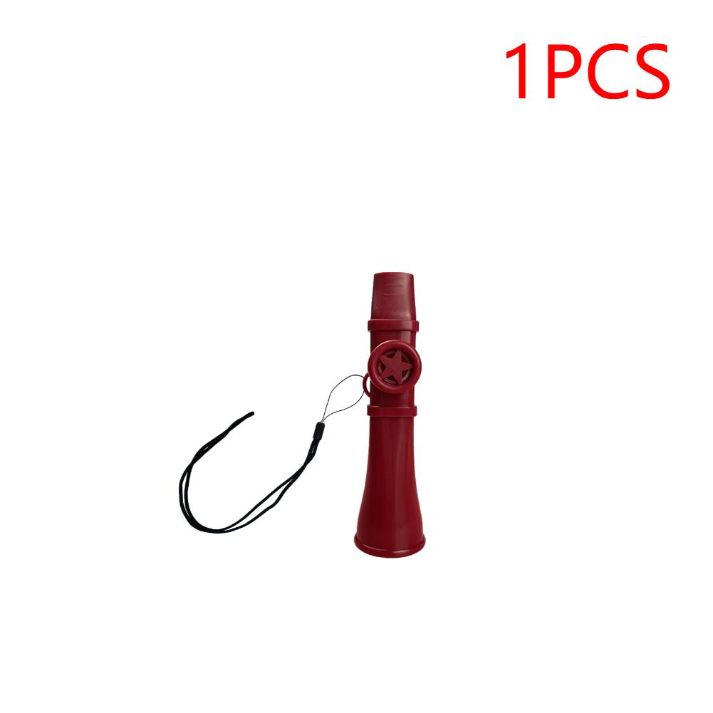 

1-3PCS Musical Instruments with Lanyard Funny Musical Whistle Plastic Dudu Mouthpiece Flute for Kids and Adults