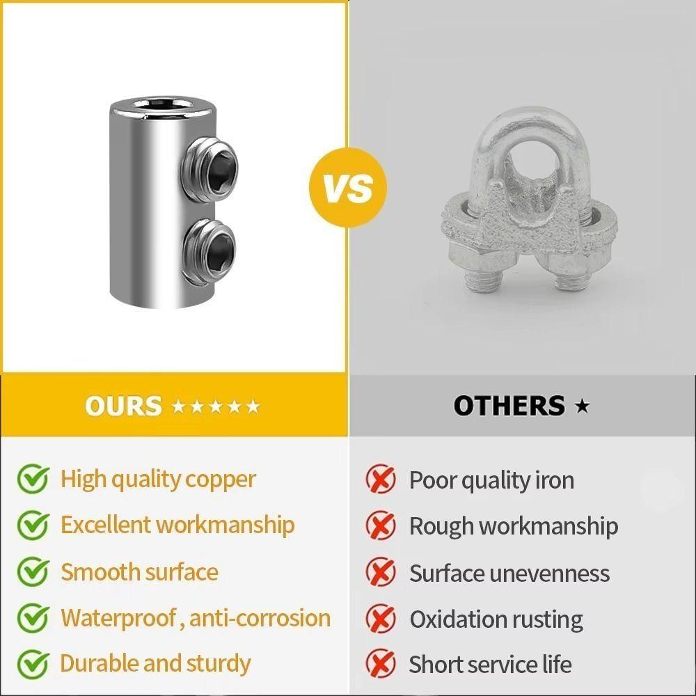 Metal Steel Wire Rope Clip Copper Stainless Steel Cable Clamp New Wire Rope Clamp