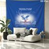 Crystal Palace F.C Wall Tapestry Aesthetic Wall Hanging Printed Fabric Blanket Decorative Tapestries for Bedroom Living Room Home Decor