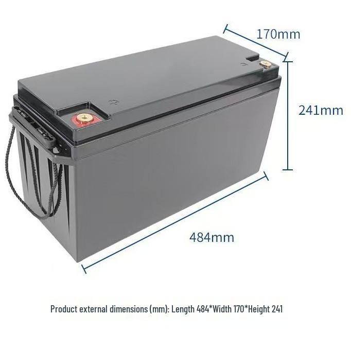12V 150Ah Lithium Battery Shell for Large Capacity Conversion