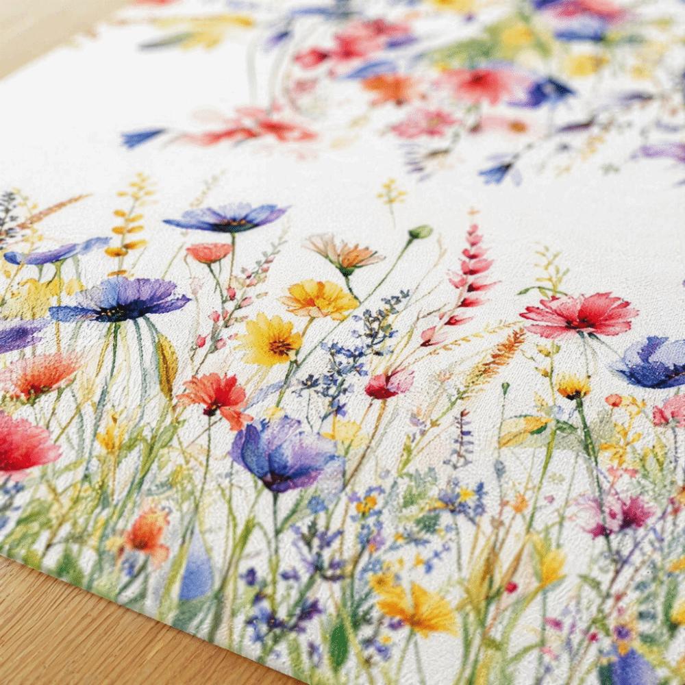 Flower Printed Rectangle Tablecloth Country Rooster Round Table Cloth Table Cover Beauty Massage