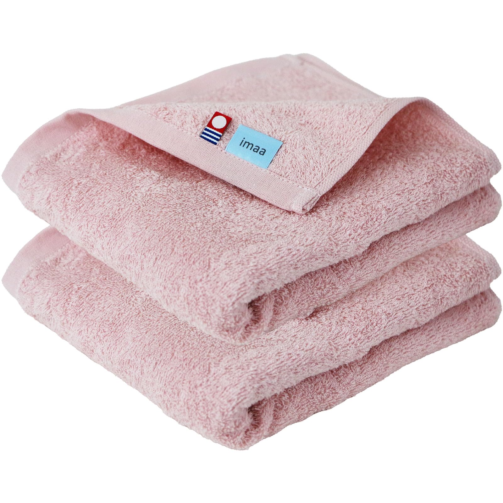 

imaa (Ima) Imabari Towel Certified Big Face Towel 2-Piece Set: Fluffy, Thin, Absorbent, Quick-Drying, Made in Japan, 100% Cotton, Vacuum Compressed