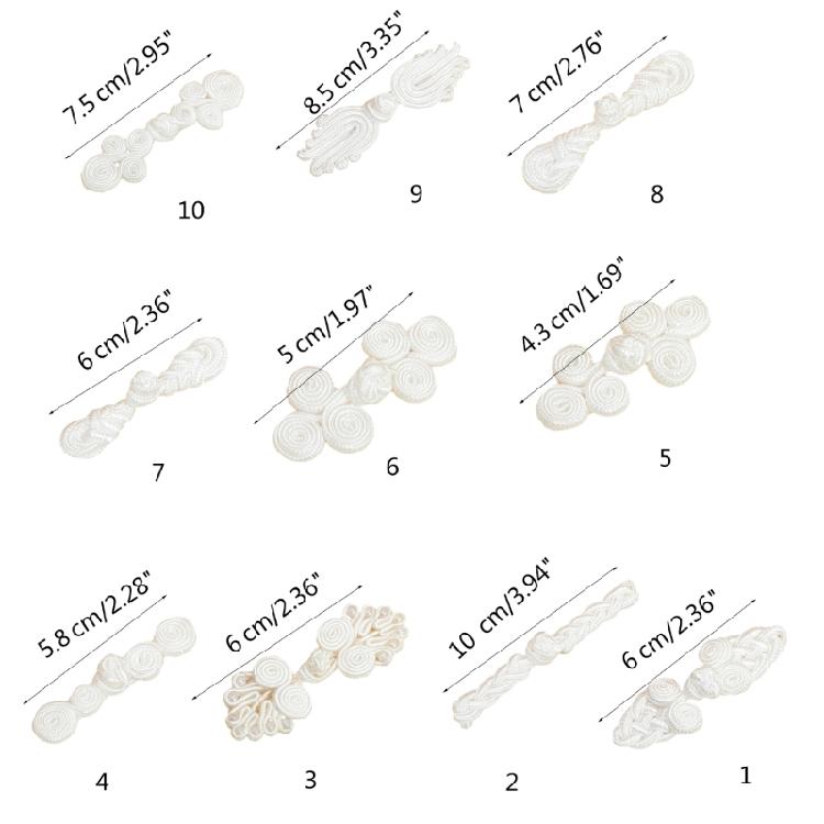 Елегантна ґудзик-жабка для китайського традиційного одягу, ремісничі аксесуари