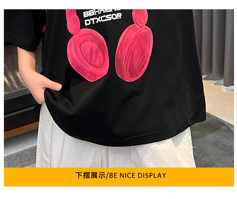 Boys' summer clothes short sleeved T-shirt 2026 new style children's clothing summer top boys' summer style trendy brand handsome t