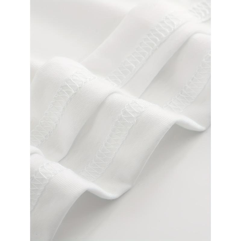 European Size Paris Colored Simple Stroke Iron Tower Pattern Printed Women'S Casual Polyester Short Sleeved T-Shirt