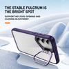 For Samsung Galaxy S23 Case Lens Frame Kickstand TPU + Acrylic Protective Phone Cover