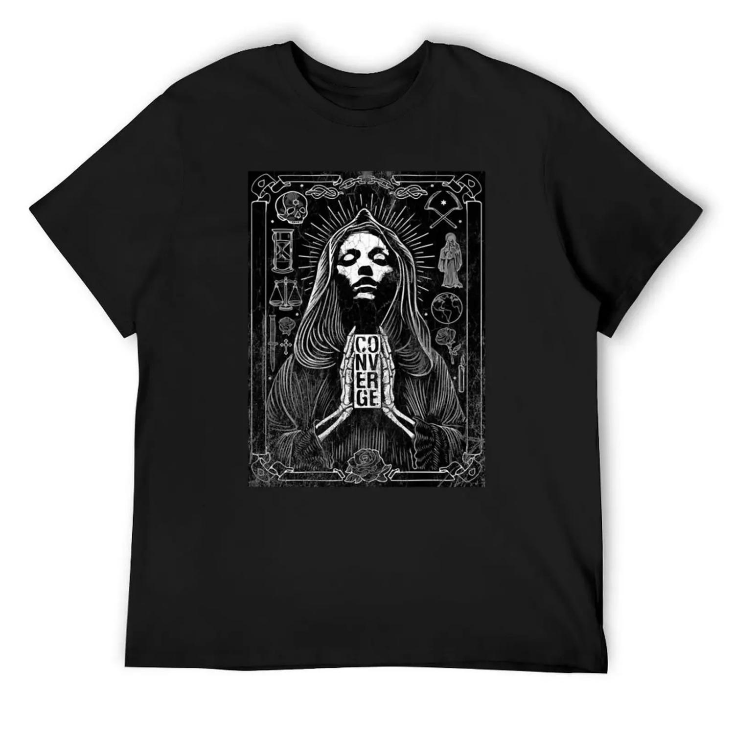 

Converge Merch T-Shirt shirts graphic tee summer top Clothing men t shirts S чёрный