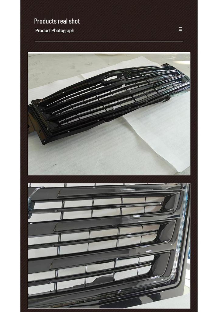 Modified Black Front Grille for 2015-2020 Cadillac Escalade, Part #23399558