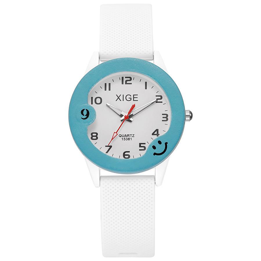 

New Arrival Cute Nylon Strap Watch Birthday Christmas Gift Girls Boys Wristwatch Children s Day Gift Kids Gifts белый