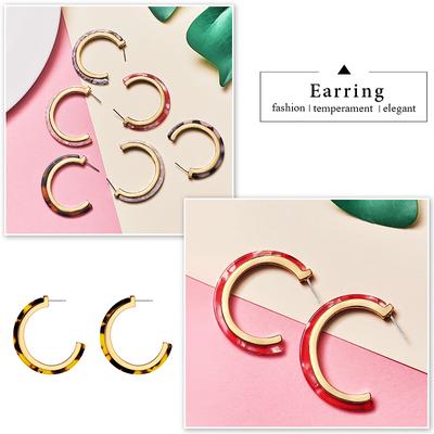 Monkey Design Alloy Earring Hoop Gold Lady Dangle Drop Ear Stud Creative Jewelry