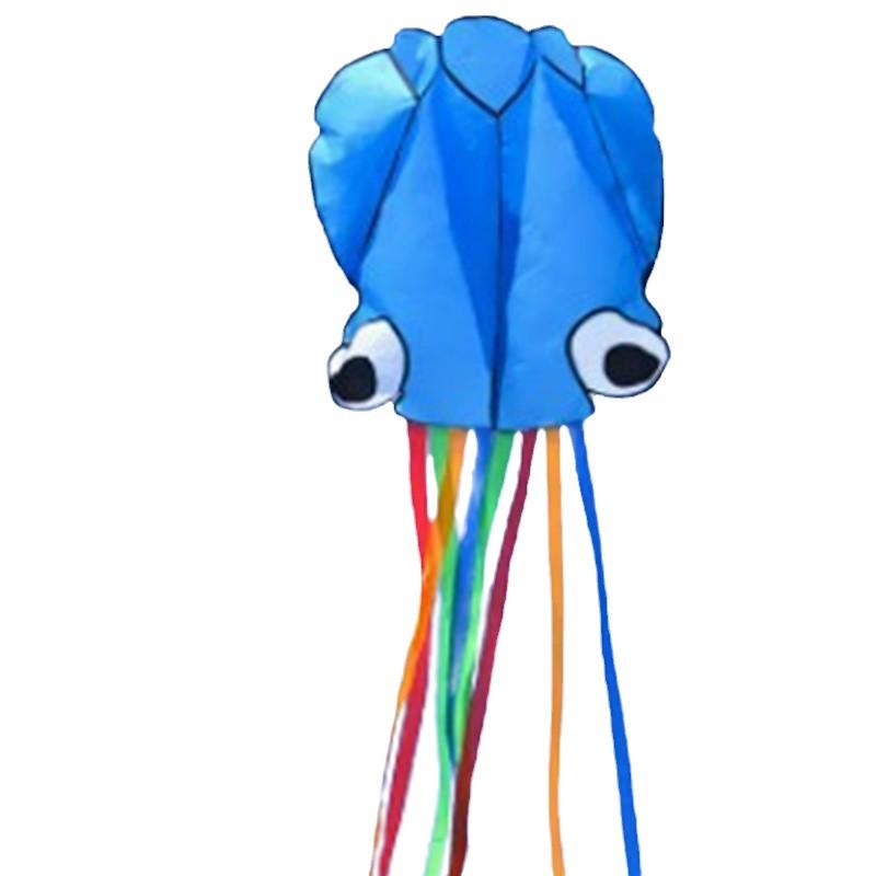 Pipa Polvo Infantil Macio Sem Varetas de 4 Metros - Cauda Múltipla, Fácil de Voar, Design de Cauda Longa