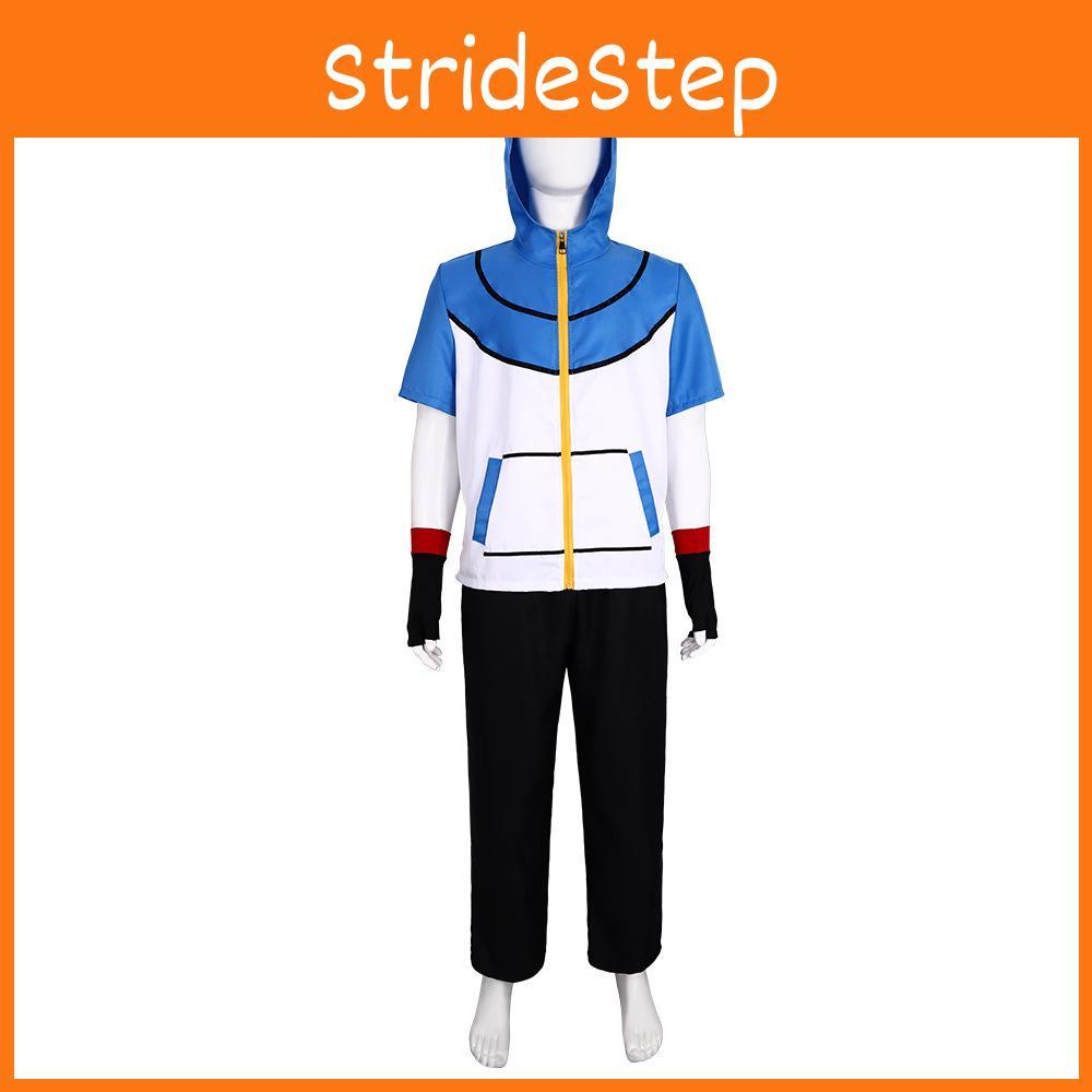 Ketchum Ash Anime Character Cosplay Polyester Outfit Halloween Gift