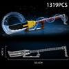 Samurai Sword Building Blocks Ninja Blade Katana Japanese Anime Butterfly Nichirin Knife Bricks Toys for Adult