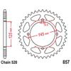 520 Motorcycle Rear Sprocket For Yamaha XT600 83-95 XT600E 1989-2003 XT600Z 89-94 XTZ660 Tenere 660 1991-1998