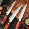 Meat Cleaver Chef Knife Stainless Steel Boning Knife Sharp Slaughtering Sheep Pig Fish Fruit Vegetable Knives with Sheath Kitchen Tool