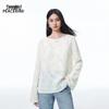 PEACEBIRD Women's Elegant Flared Sleeve Boat Neck Top