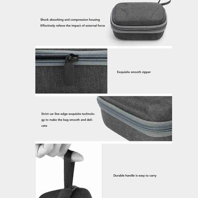 Estojo de Armazenamento para Microfone Antiqueda Bolsa de Viagem para Cabos à Prova de Desgaste Estojo de Transporte Portátil para Armazenamento para DJI Mic
