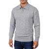 Men's  Fashion  Knitting  Pullover  Flip Collar  Long Cleeves  Sweater