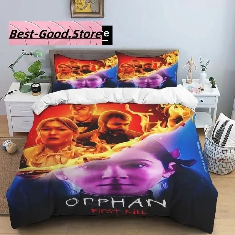 

3D Hor Movie Film Orphan Beding Set Printed Bed Linen Set With Pilowcase Bed Soft Duvet Cover Soft Single Double Quen Super King-Sized Dimensionsd 135*200cm Eu-Single