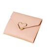 2025 Women's Tri-Fold Heart Coin Purse & Card Holder - Fashionable Mini Wallet for Students