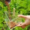 Outdoor Bird Feeder for Balconies, Houses, Trees, Portable Acrylic Transparent Wild Bird Feeder with Suction Cup