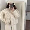 Caldi Carini Dolci Cappotti da Donna Cotone Stampati Floreali Eleganti Larghi Ispessiti Quotidiano Inverno All-Match Parka High Street
