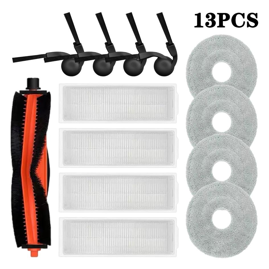 Per Xiaomi S40 PRO / OV71GL Robot Aspirapolvere Parti di Ricambio Spazzola Principale Laterale Filtro HEPA Panno Mocio Accessori