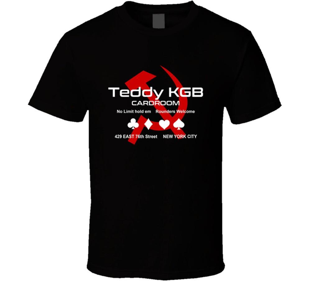 Teddy Poker Room New York City Rounders Movie Fan T Shirt Unisex T-Shirt L