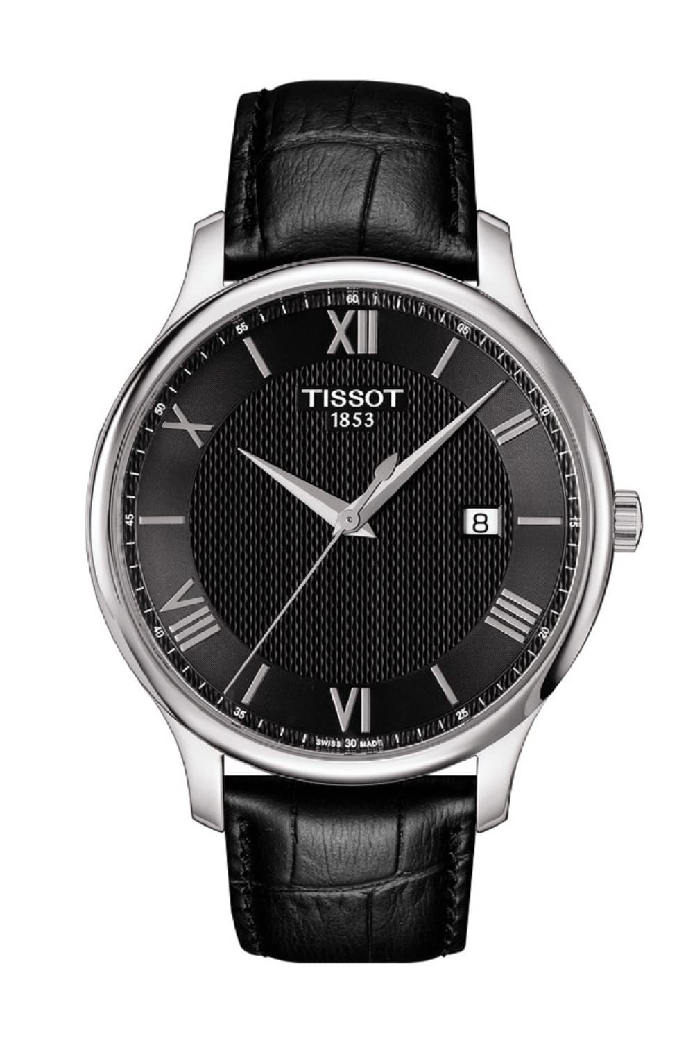 Tissot T0636101605800 Men's Tradition Black Dial Black Watch - Image 2