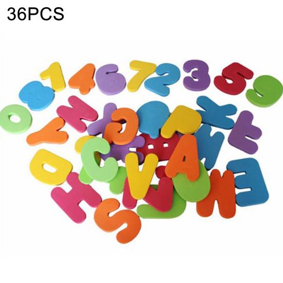 36Pcs/Set Arabic Numbers Toy Eco-friendly Water absorption Foam Educational Kids Toy for Education