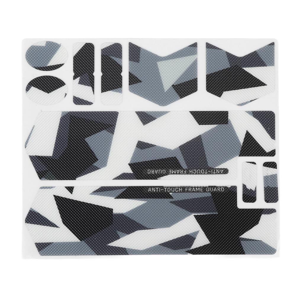 3D Front Fork Stickers PVC Rainproof Sun Proof Decorative Bike Frame Protector Film for Mountain Road Bikes