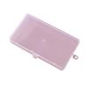 17.4cm Rectangular Transparent Plastic Storage Box with Lid for Cosmetics, Mobile Phones, and Hardware Accessories.
