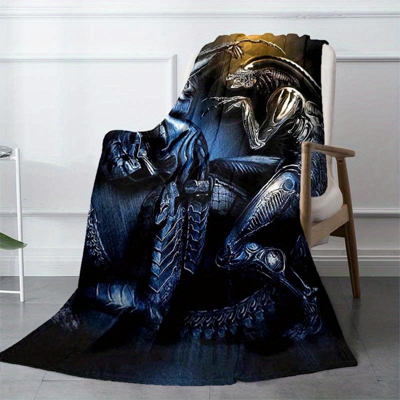 Devil Blanket Soft Warm Throw Blanket Nap Blanket For Couch Sofa Office Bed Camping Travel Multipurpose Gift Blanket For All Season