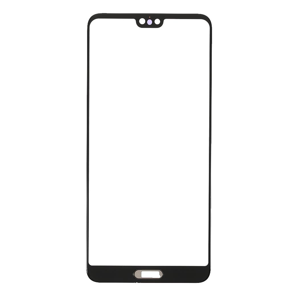

Front Screen Glass Lens Replacement Repair Part (with Fingerprint Bracket) for Huawei P20 A
