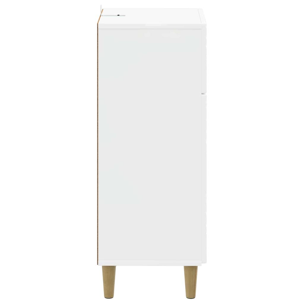 Bathroom Storage Cabinet DELFT High Gloss White