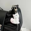 Cartoon Foxes Keychain Plush Felt Designs Soft Touch Resin Bag Charm Keys and Phone Accessory Stylish Phone Pendant