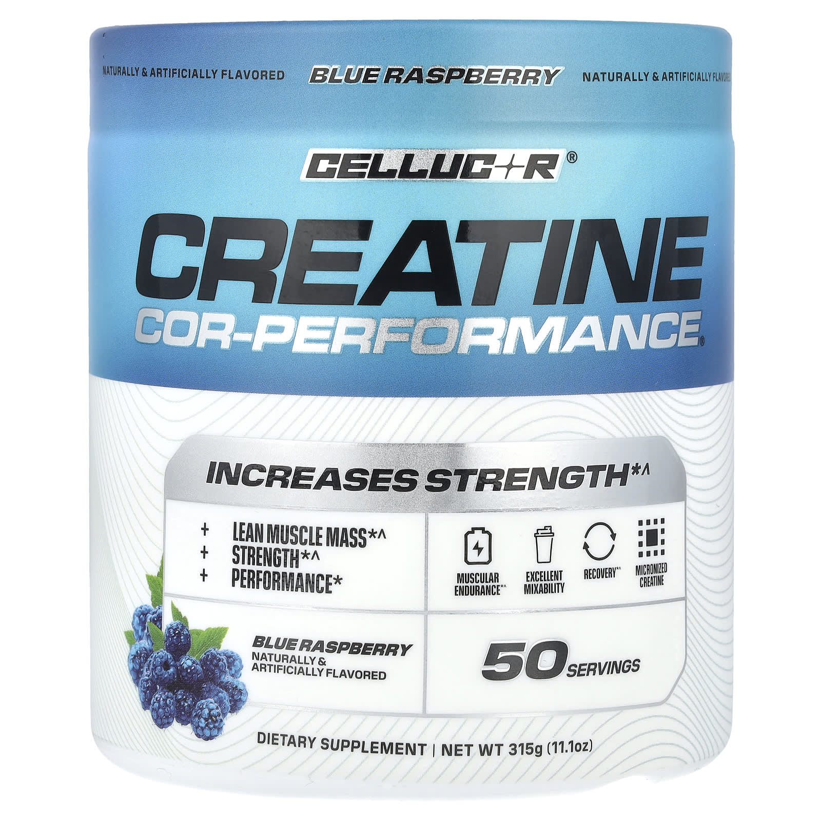 

C4 / Cellucor, Creatine Or-Performance®, Blue Raspberry, 315G (11.1Oz)