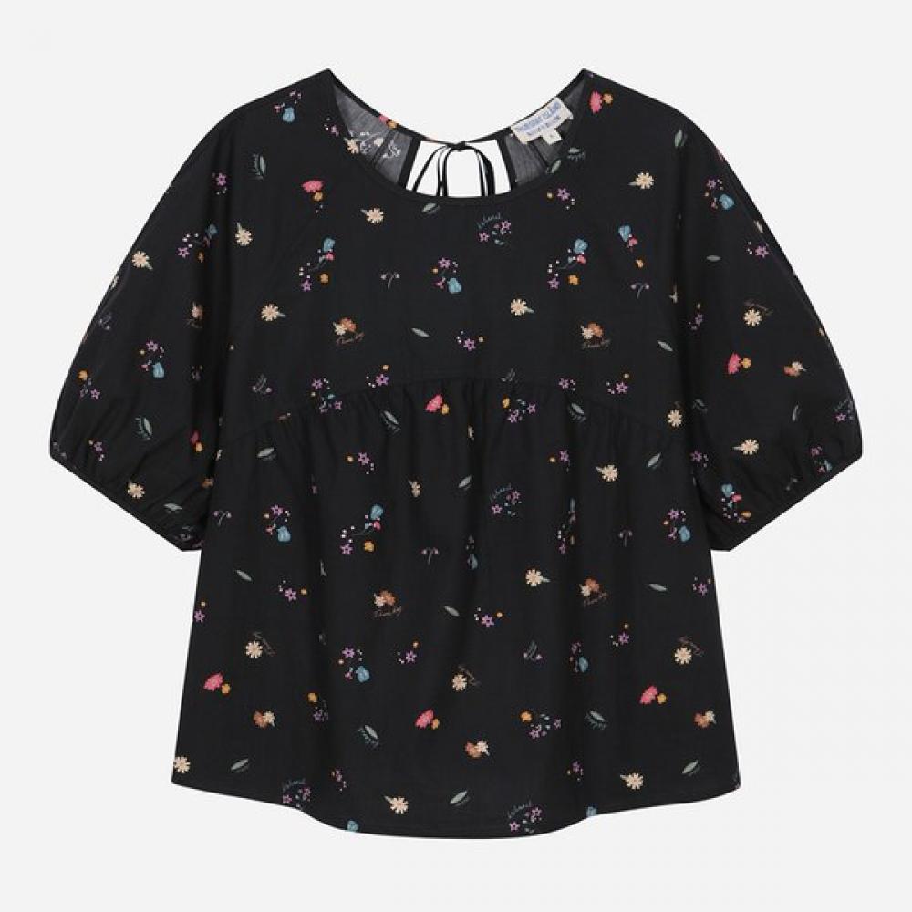 Thursday Island Women Blouson Back Neck Hole Pattern Blouse T264mbl264w
