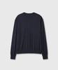 Daibeuin Loosed Fine Wool V-Neck Knit (Navy)